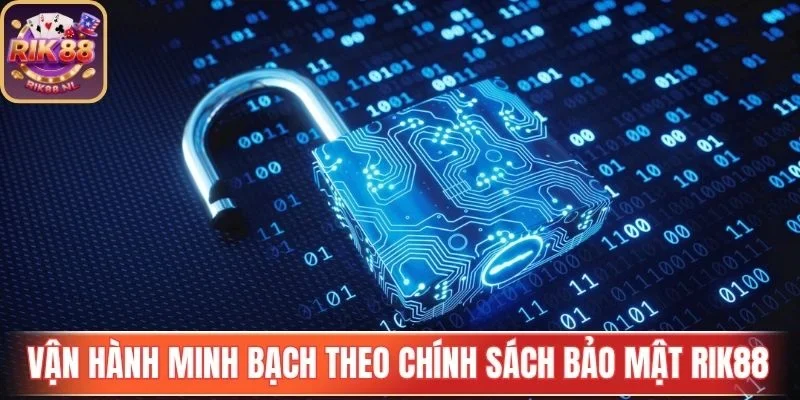 Vận hành minh bạch theo chính sách bảo mật Rik88